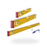 Werkfit Set – STABILA Wasserwaagen Type 96-2 M • 3-teilig (40 cm, 61...