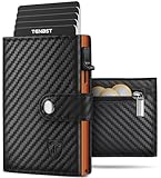 TENBST Geldbörse Herren mit Münzfach & RFID Schutz, Slim Wallet...