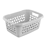 keeeper Wäschekorb, Luftdurchlässiges Dekor, 32 l, Jost, Nordic Grey