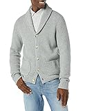 Amazon Essentials Herren Langärmliger Soft-Touch-Cardigan mit Schalkragen,...