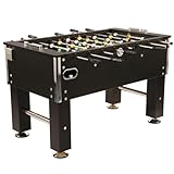 Bandito Kickertisch Profi Soccer Deluxe schwarz, massiver und robuster 80...