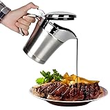Edelstahl Thermo Sauciere,Soßenkanne aus doppelwandigem Edelstahl -...