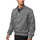 Sommerjacke für Herren, winddichte Jacke für Herren, leichte Jacke mit...
