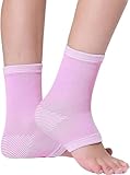 Leikedun 2 Paar Fersen Socken,Kompressionssocken...