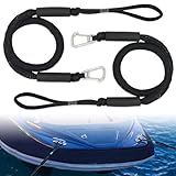 iKALULA 2 Stück Bungee Dock Line, Festmacher Seil mit Haken, Festmacher...