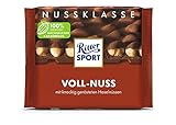 Ritter Sport Voll-Nuss 100 g, Vollmilchschokolade mit knackigen, ganzen...