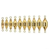 Angelblei 10 Stück mit Messingmaterial und Innenwirbel für langlebige...