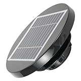 UTTASU Solar Ventilator, 200 mm Solar-Abluftventilator Solarbetriebener...