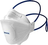 iMask 10x FFP2 Maske | Faltbare Einweg Schutzmaske | Staubmasken Atemschutz...