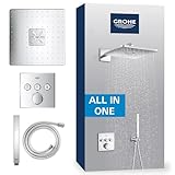 GROHE Precision SmartControl 310, Unterputz Duschsystem (31cm Regendusche...