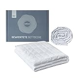 Degrees of Comfort Gewichtsdecke 135x200cm 9kg, Anti Stress Therapiedecke...