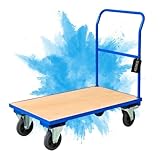 PROREGAL Transportwagen Handwagen Materialwagen | HxBxL 102x60x98cm |...