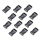 WOONEKY 12 Stück Teiliges Kunststoff steckschnallen Schnellverschluss...