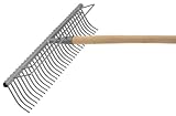 Flora Rasenrechen 60 cm Breite mit 32 Zinken - extrem robuste Ausführung -...
