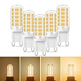 G9 LED Warmweiß Dimmbar, 3000K 230V 3W Ersatz 40W Halogenlampe, Glühbirne...