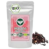 Azafran BIO Hibiskusblüten, Hibiskus ganz getrocknet, ideal als Hibiscus...