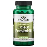 Swanson, Full Spectrum Coleus Forskohlii, 60 glutenfreie Kapseln, 400mg...