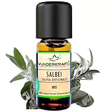 BIO Salbeiöl - 100% naturreines ätherisches bio Öl von WUNDERKRAFT.BIO,...