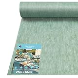 aboveBED 25m x 30cm Vlies Tischläufer, Tischläufer Eukalyptus Grün...