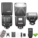 Godox V480 C V480-C TTL Blitz für Canon-Kameras mit Xproii-C-Trigger, GN50...