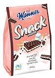 Manner Snack Mini Milch-Schokolade | schokolade Knuspergenuss für...