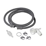 Xavax 7-teiliges Ablaufschlauch-Set für Trockner (Ablaufschlauch 1,5m,...