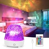 URAQT Sternenhimmel Projektor, 4 Beleuchtungsmodi LED Sternenprojektor...