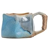 AZIDWERYQ Vintage-Kaffeetassen, 250 ml, unregelmäßige...