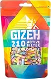 GIZEH RAINBOW Active Filter – Aktivkohlefilter 6 mm Durchmesser im 210er...