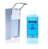 Horn Medical Desinfektionsspender - Wandspender Starterset aus Aluminium...