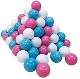 Knorrtoys 56740 - Bälleset ca. Ø6 cm 100 Balls Rose/Creme/lightblue