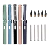 5 Stück Metall Tintenlose Bleistifte, Magic Pencil mit 5 Stück...