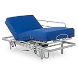 Geriafy - Lattenrost elektrisch verstellbar mit viskoelastischer 6 cm,...