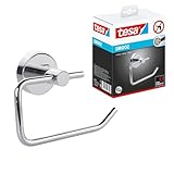 tesa SMOOZ Toilettenpapierhalter, verchromt - WC-Rollenhalter zur...