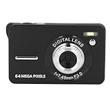 64 MP Digitalkamera, 18 facher Digitalzoom, HD Video Vlogging Kamera, 2,8...