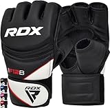 RDX Profi MMA Handschuhe Grappling Sparring Training, Maya Hide Leder,...