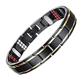 JFUME Magnetarmband für Männer und Frauen, 18 Karat vergoldet mit...