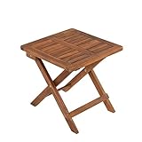 ESTEXO Beistelltisch Holztisch Lounge Tisch Kaffeetisch Gartentisch...