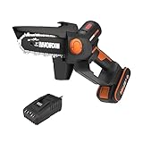 WORX WG325E NITRO Profi Mini Akku-Kettensäge 20V - Einhand Ast-Säge -...