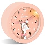 Ayybboo wecker Kinder Analog ohne Ticken,Nachttisch Schlafzimmer...