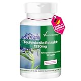 Teufelskralle Extrakt Kapseln 1530mg - 180 vegane hochdosierte Kapseln –...