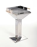 Mr. Gardener Edelstahl Holzkohle Trichtergrill Nebraska Grillfläche 48 x...