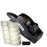HUTNER Preisauszeichner Set UNO C8 inkl. 10 Rollen 26x12 Preisetiketten -...