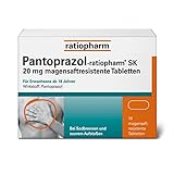 Pantoprazol-ratiopharm SK 20 mg magensaftresistente Tabletten:...