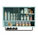 Wandmontierter mehrschichtiger Aufbewahrungsschrank, platzsparendes Display...