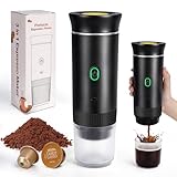 SOPPY Elektrische Espressomaschine Kapselmaschine Tragbare Kaffeemaschine...