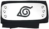 Naruto Konoha Black Anime Ninja Stirnband