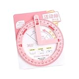 Schülerfreundlicher Winkelrechner mit gut sichtbaren Graduierungen,...