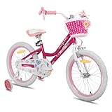 JOYSTAR 18 Zoll Kinderfahrrad für 5 6 7 Jahre alte Mädchen, 18 Zoll...