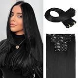 FLUFYMOOZ 6PC Clip in Hair Extensions, 6-teiliges...